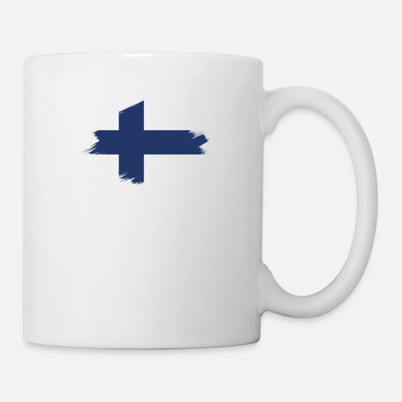 Finnland Dinge in der Freizeit Urlaub Geschenk - Tasse - Weiß
