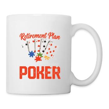 Oui, j’ai un plan de retraite Gambling Poker pl - Mug blanc - blanc - Droite