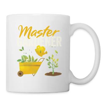 Maître jardinier Plantes médicinales amateur d’herbes - Mug blanc - blanc - Droite
