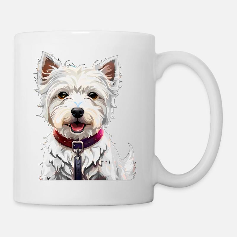West Highland White Terrier - Westie - Mug blanc - blanc