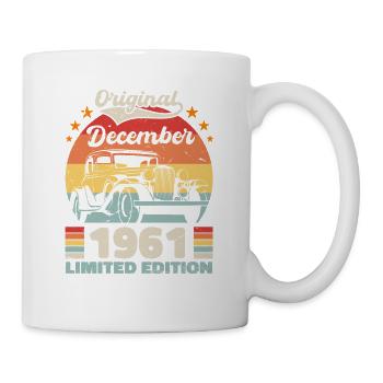 December 1961 Birthday present December 1961 - Mug - white - Right