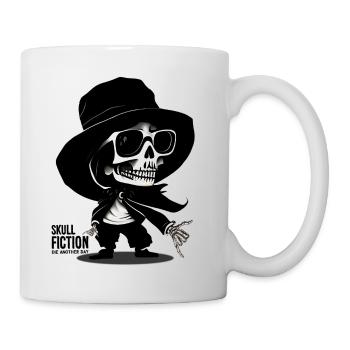 Totenkopf Skull Fiction Totenschädel - Mug - white - Right