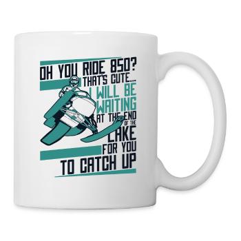 Oh Your Ride 850 Snow Motorcycle Snowmobile - Mug - white - Right