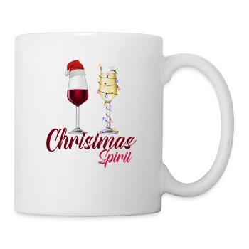 Christmas Spirit Christmas Red Wine - Mug - white - Right