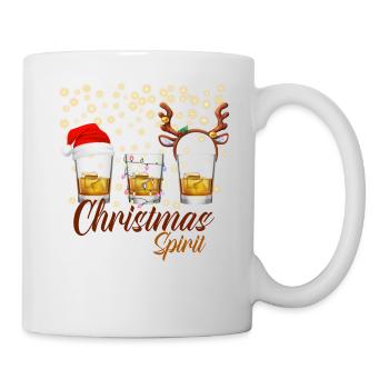 Christmas Spirit Weihnachten Whisky Malt Shots - Tasse - Weiß - Rechts
