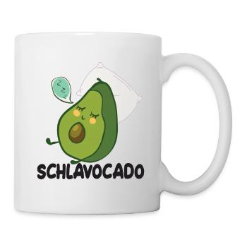 Lustige Avocado - Schlavocado - Tasse - Weiß - Rechts
