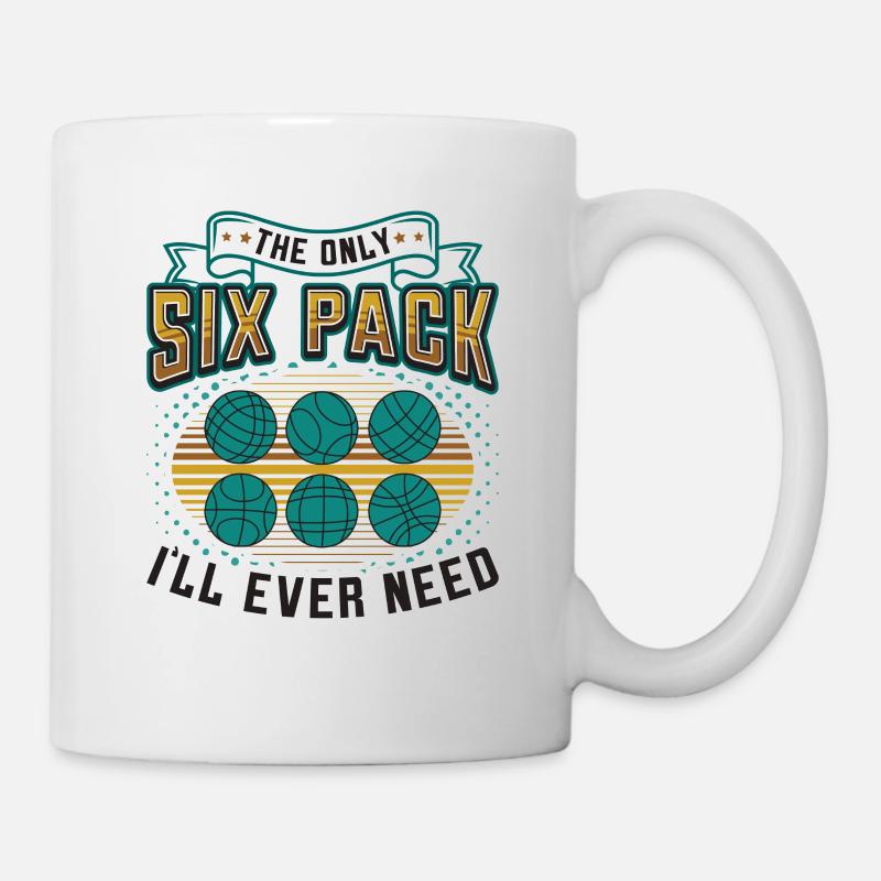 Le seul pack de six dont j’aurai besoin - Mug blanc - blanc