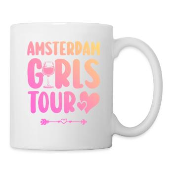Amsterdam Girls Tour - Mug blanc - blanc - Droite