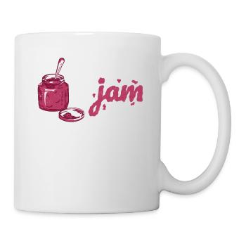 Gardening Is My Jam Jar Funny Gardener Plants - Mug - white - Right