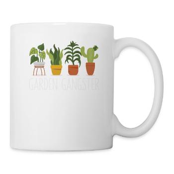 Jardin Gangster Drôle de jardinier Agriculteur - Mug blanc - blanc - Droite