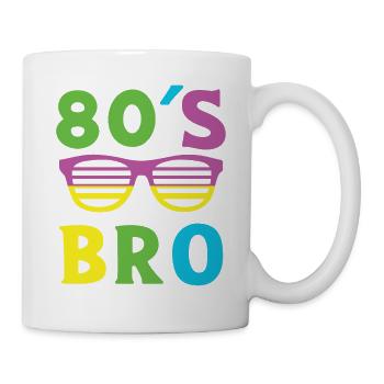 Costume 80s Bro Vintage Retro1980 - Mug - white - Right