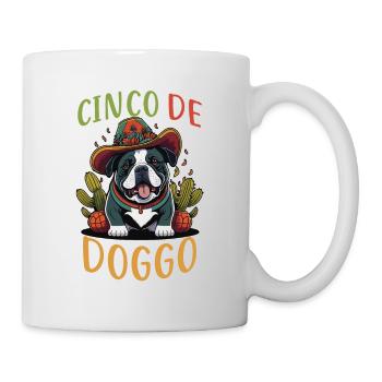 Happy Cinco de Mayo Cinco De Doggo Bulldog - Mug - white - Right