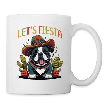 Happy Cinco de Mayo lets fiesta Bulldog - Mug - white - Right