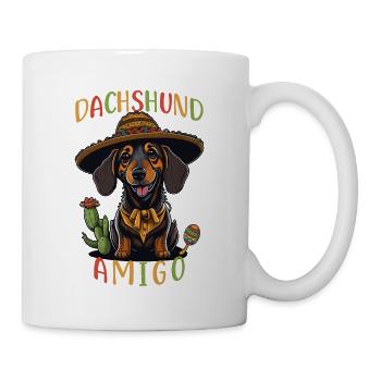 Teckel Amigo Teckel mexicain - Mug blanc - blanc - Droite