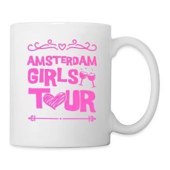 Amsterdam Girls Tour - Mug blanc - blanc - Droite