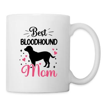Meilleure maman de chien de sudation hanovrienne - Mug blanc - blanc - Droite