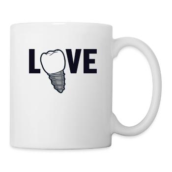 Love Dental Laboratory Dental Laboratory Dental Technician - Mug - white - Right