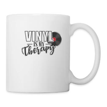 Vinyl is my Therapy Vinyl Record Music - Mug - white - Right