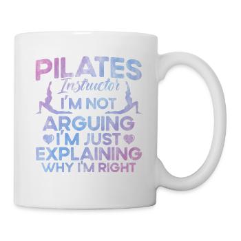 Le Pilates explique pourquoi j’ai raison cadeau - Mug blanc - blanc - Droite