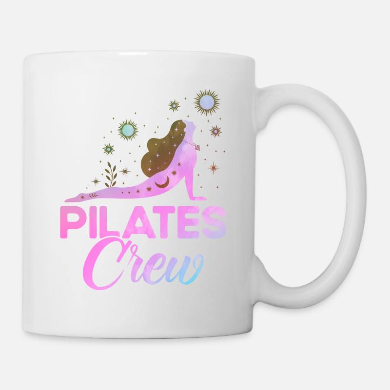 Cadeau Pilates Pilates Crew - Mug blanc - blanc