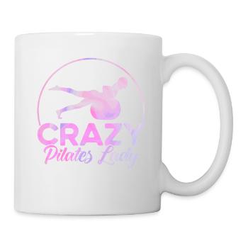 Pilates Crazy Pilates Lady Cadeau - Mug blanc - blanc - Droite