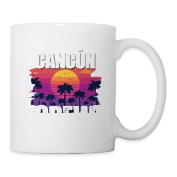 Tourisme Cancún - Mug blanc - blanc - Droite