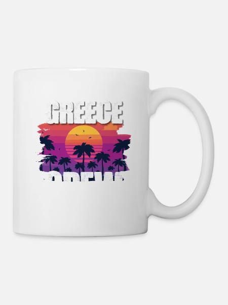 Griechenland Urlaub - Tasse - Weiß