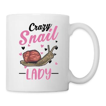 Crazy Snail Woman - Mug - white - Right