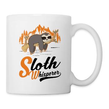 Faultier Flüsterer Sloth Whisperer - Mug - white - Right