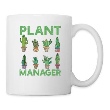 Plant Manager Funny Gardening Cook Plant - Mug - white - Right