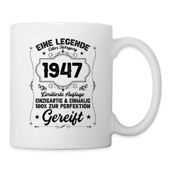 1947 - Tasse - Weiß - Rechts