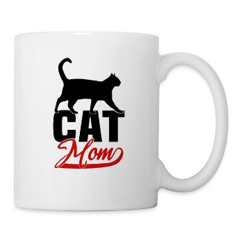 Cat Mom - Tasse - Weiß - Rechts