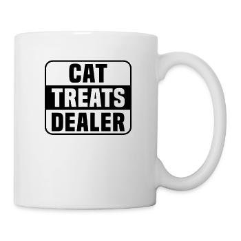 Concessionnaire de friandises pour chats - Mug blanc - blanc - Droite