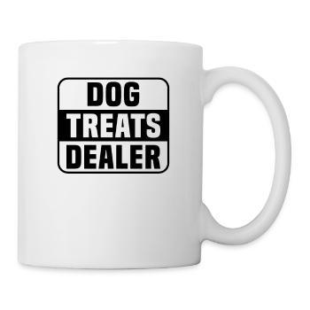 Revendeur de friandises pour chiens - Mug blanc - blanc - Droite