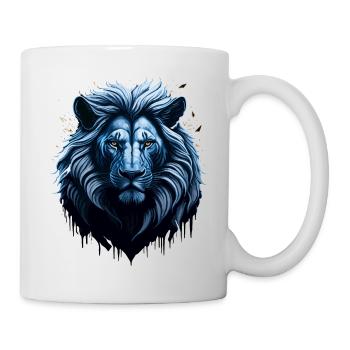 WILDES LÖWENDESIGN - Tasse - Weiß - Rechts