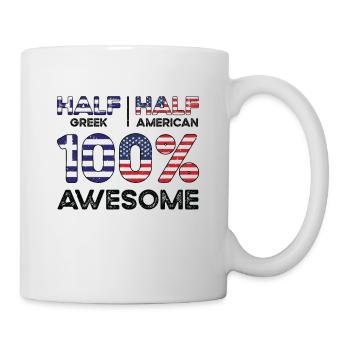 Born Greek Greece American USA Citizenship - Mug - white - Right