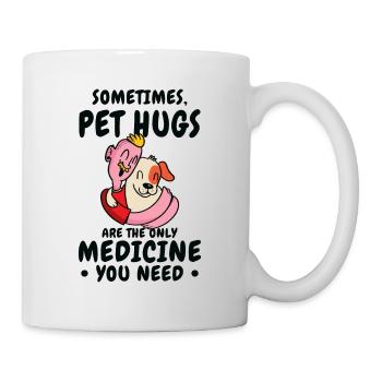 Dog Pet Hug Medicine Dog Lovers - Mug blanc - blanc - Droite