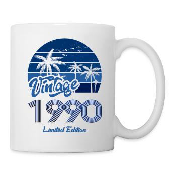 Vintage Year 1990 Limited Edition Blue - Mug - white - Right