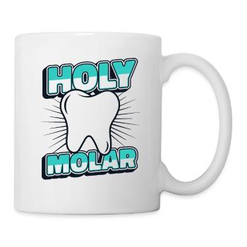 Holy Molar Dental Assistant Technique Laboratoire Dentaire - Mug blanc - blanc - Droite