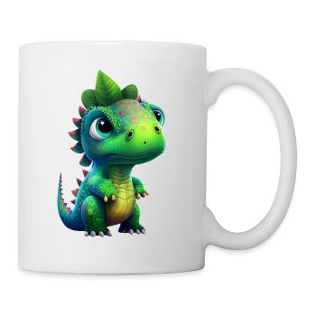 Bébé dinosaure - Mug blanc - blanc - Droite