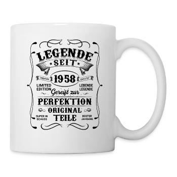 Legende seit 1958 - Tasse - Weiß - Rechts