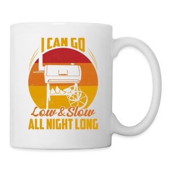 I Can Go Low & Slow All Night Long Smoker BBQ Gril - Mug - white - Right
