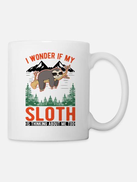 Faultier Liebhaber - Tasse - Weiß