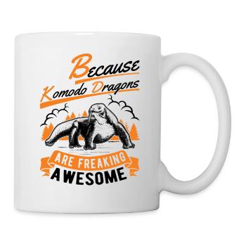 Parce que les dragons de Komodo sont géniaux - Mug blanc - blanc - Droite