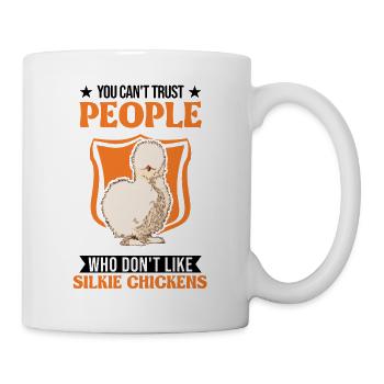 Silk Chicken Cadeau Silkie Chicken Silkie Chicken - Mug blanc - blanc - Droite