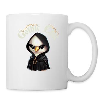 Gothic Chic Emo Chicken, Funny Death Metal Goth - Tasse - Weiß - Rechts