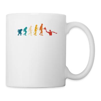 Water polo goalkeeper development of man sport - Mug - white - Right
