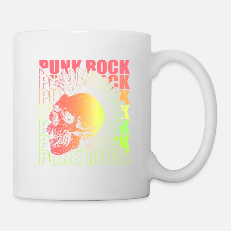 Punk Rock Pogo Anarchy Punks Punk Rocker Punk - Mug - white