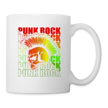 Punk Rock Pogo Anarchie Punks Punk Rocker Punk - Tasse - Weiß - Rechts