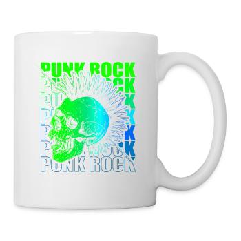 Punk Rock Pogo Anarchie Punks Punk Rocker Punk - Tasse - Weiß - Rechts